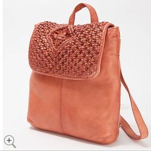 Frye leather backpack purse- used once
